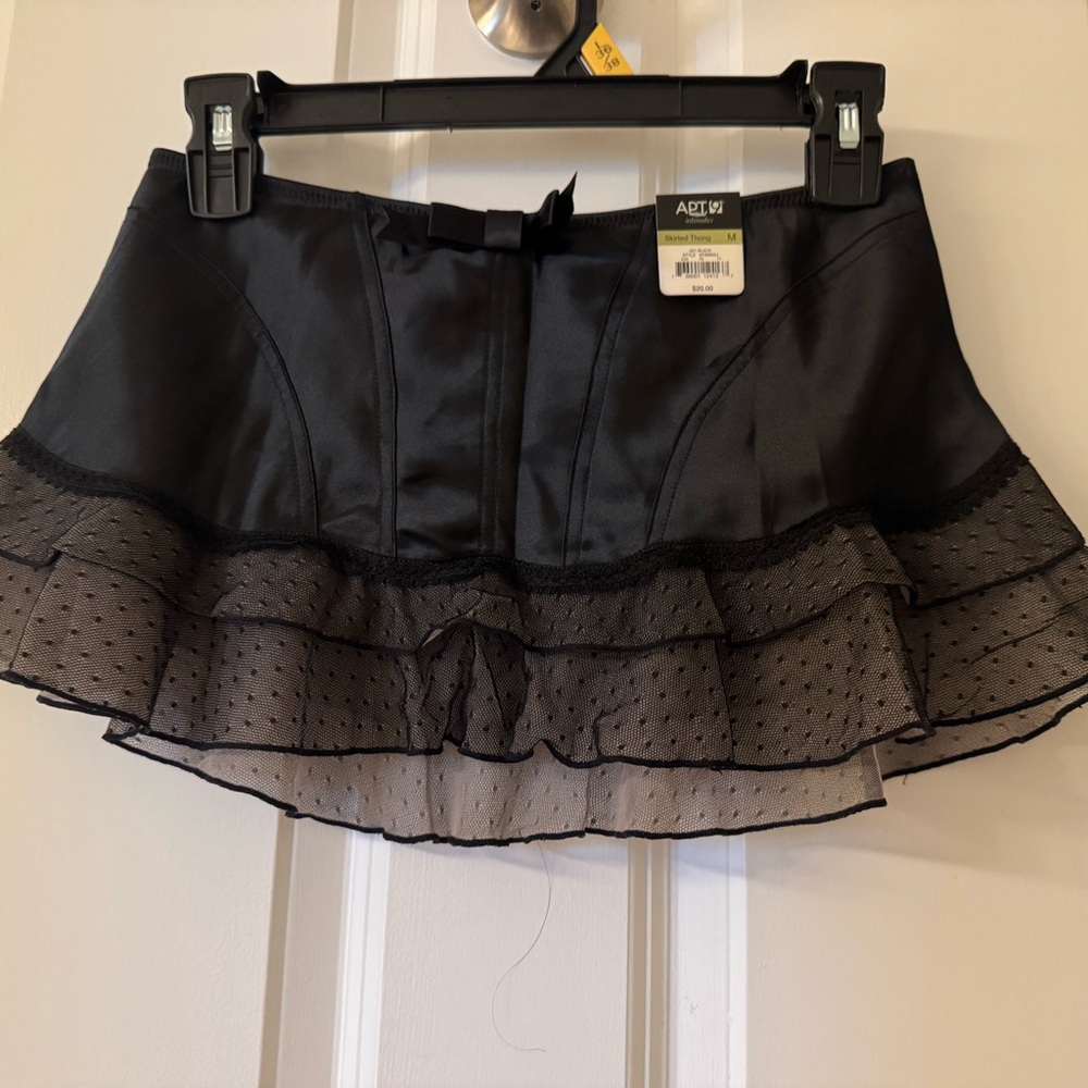 Black Ruffled Women's Skirt